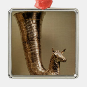 Rhyton in the form of an ibex, from Iran Metal Tree Decoration