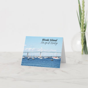 RI Newport Bridge  note card