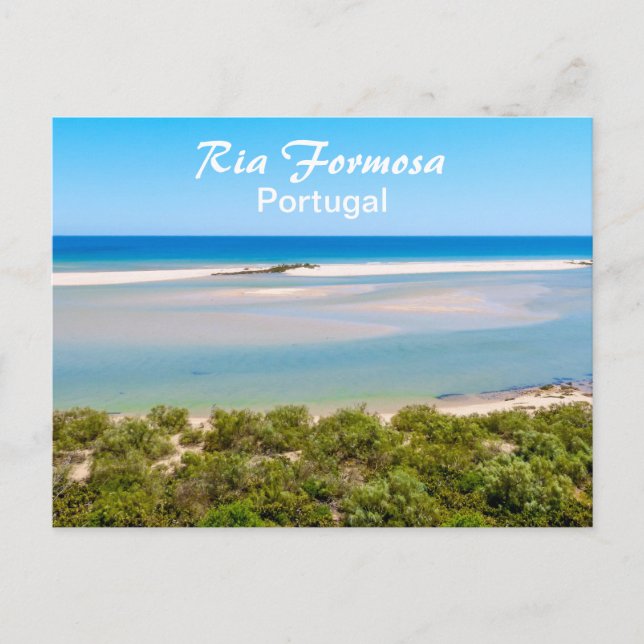 Ria Formosa in the Algarve in Portugal Postcard (Front)