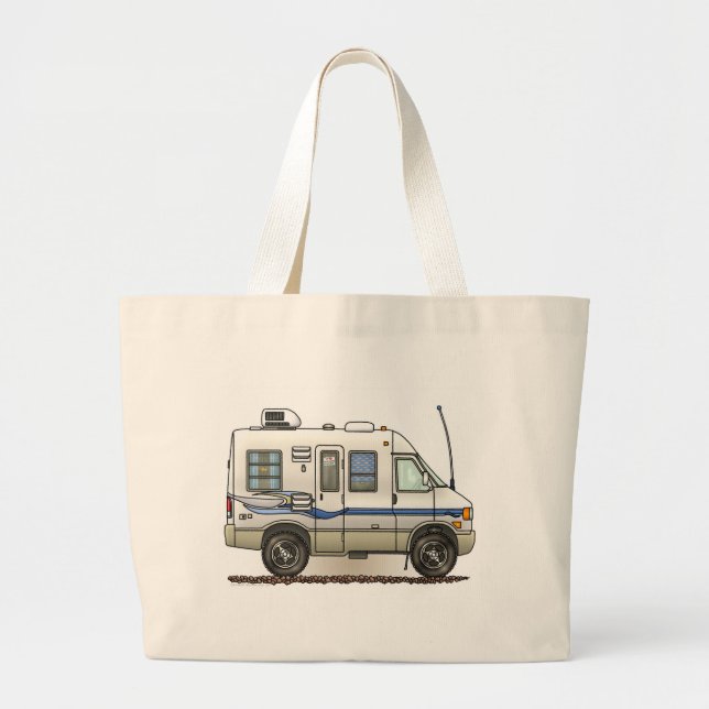 Rialta Winnebago Camper RV Large Tote Bag (Front)