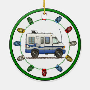 Rialta Winnebago Camper RV M Ceramic Tree Decoration