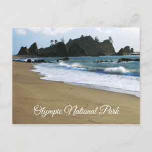 Rialto Beach, Olympic National Park, Washington Postcard
