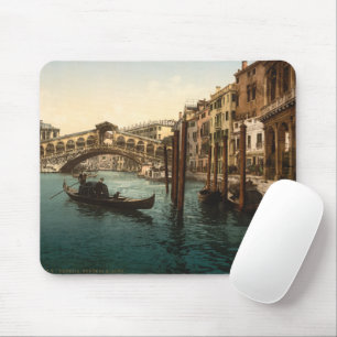 Rialto Bridge I, Venice, Italy Mouse Mat