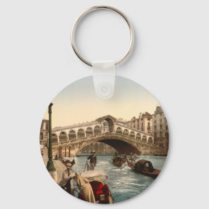 Rialto Bridge II, Venice, Italy Key Ring