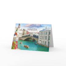 Rialto Bridge in Venice | Venezia, Italy Card