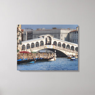Rialto Bridge Venice Italy Canvas Print