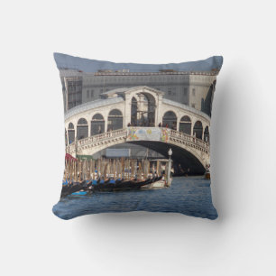Rialto Bridge Venice Italy Cushion