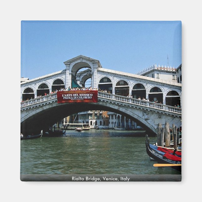 Rialto Bridge, Venice, Italy Magnet (Front)