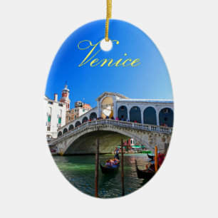 Rialto Bridge Venice - Pro Photo Ceramic Tree Decoration