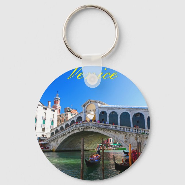 Rialto Bridge Venice - Pro Photo Key Ring (Front)