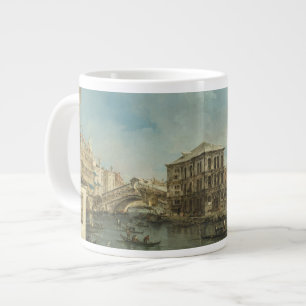 Rialto Bridge with Palazzo dei Camerlenghi Large Coffee Mug