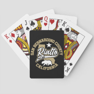 Rialto,California Playing Cards