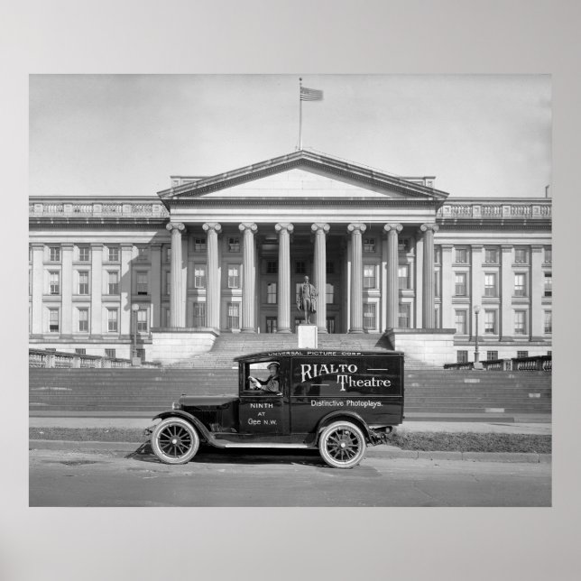 Rialto Theatre Panel Truck: 1920s Poster (Front)