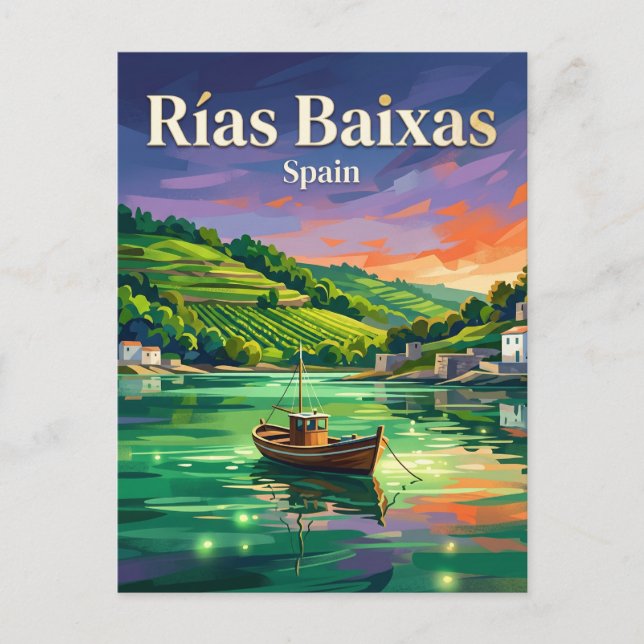 Rías Baixas Spain Postcard (Front)