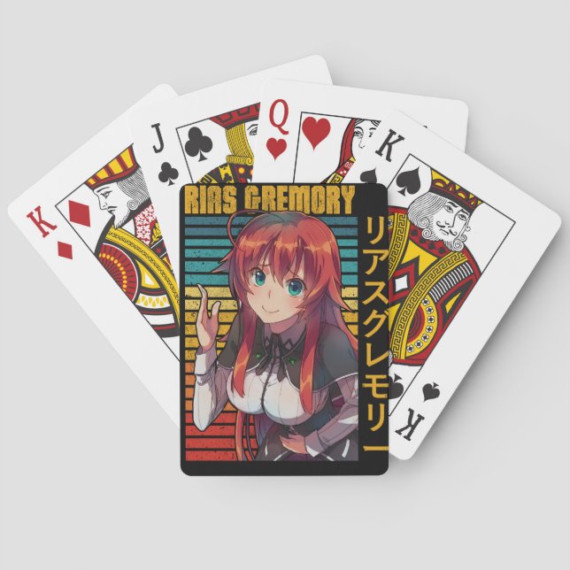 Rias Gremory  Playing Cards (Back)