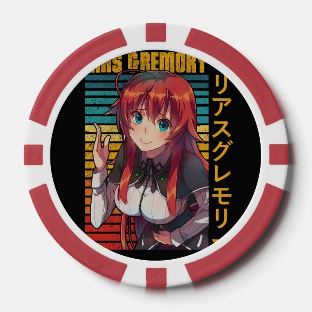 Rias Gremory  Poker Chips (Front)