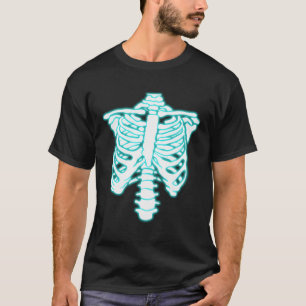 Rib Cage Bone Skeleton Halloween Xray Funny X-Ray  T-Shirt