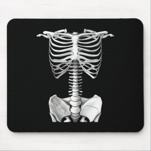 Rib Cage Halloween Costume Gifts For Men Women Kid Mouse Mat