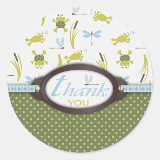 Ribbit Birthday TY Sticker B (Front)
