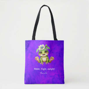 Ribbit Fright Delight Halloween Frog Tote Bag