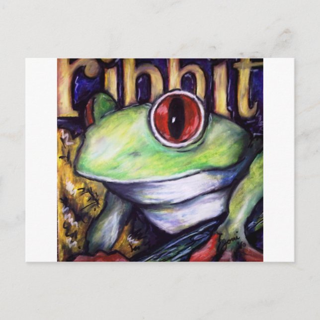 Ribbit Postcard (Front)