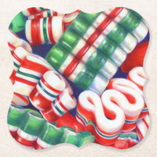RIBBO CANDY Round Bracket Coasters