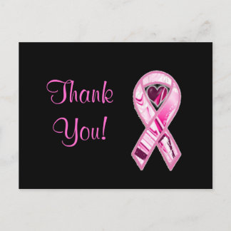 Ribbon and Heart Postcard