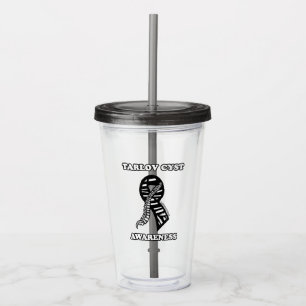 Ribbon/Awareness...Tarlov Cyst Acrylic Tumbler