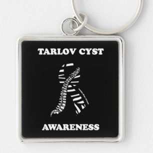 Ribbon/Awareness...Tarlov Cyst Key Ring