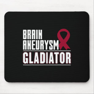 Ribbon - Brain Aneurysm Awareness Mouse Mat