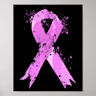 Ribbon Breast Cancer Awareness Breast Cancer Walk  Poster