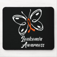 Ribbon Butterfly Aml Leukemia Awareness 88
