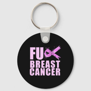 Ribbon Cancer For Breast Cancer Awareness Key Ring
