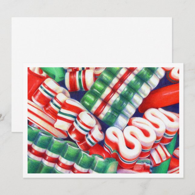 RIBBON CANDY 5x7 Flat Card (Front/Back)