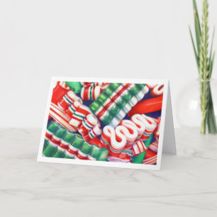 RIBBON CANDY Christmas Card