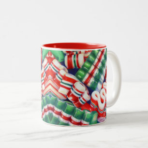 RIBBON CANDY Red Two-Tone Mug