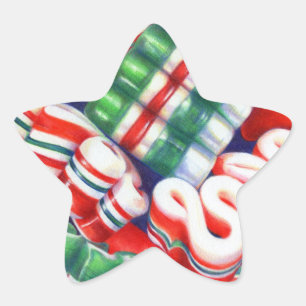 RIBBON CANDY Star Stickers