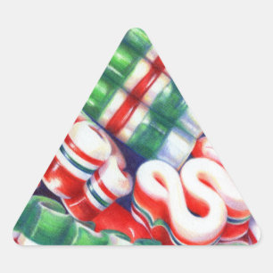 RIBBON CANDY Triangle Stickers