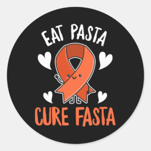 Ribbon Design For A Leukaemia Survivor  Classic Round Sticker