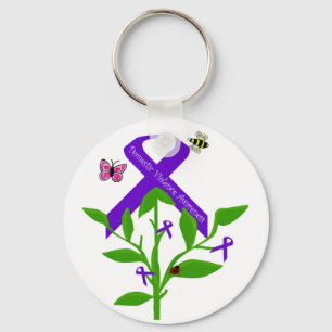 Ribbon Domestic Violence Awareness  key chain