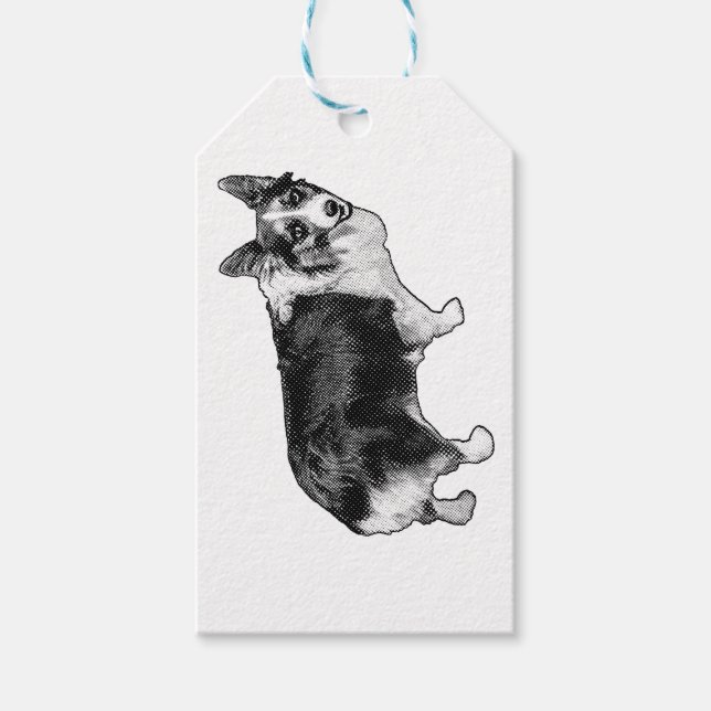 Ribbon-Edge Corgi Tag (Front)