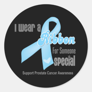 Ribbon For Someone Special - Prostate Cancer Classic Round Sticker