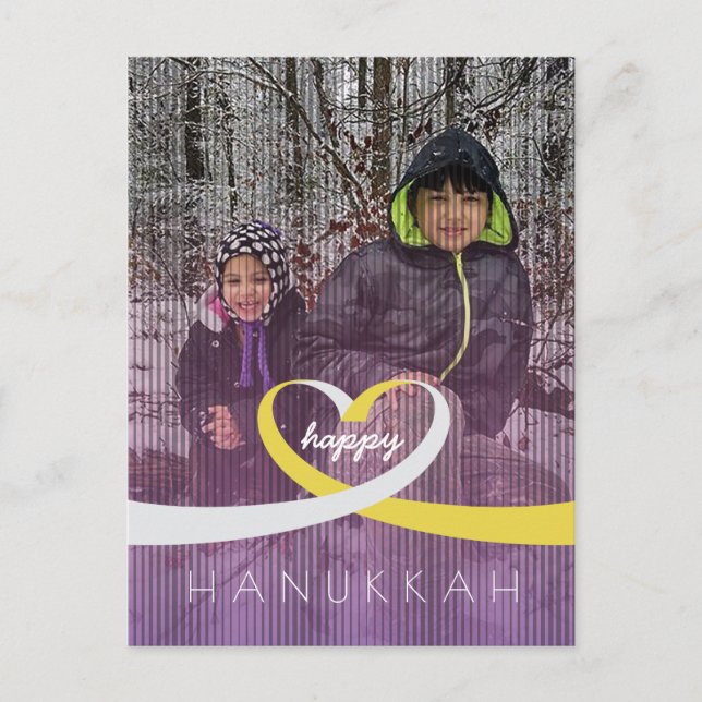 Ribbon Heart Postcard (Front)