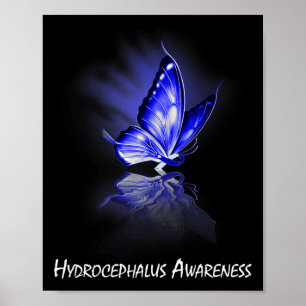 Ribbon Hydrocephalus Awareness  Poster