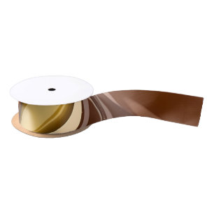 Ribbon in stylish abstract graphic satin ribbon