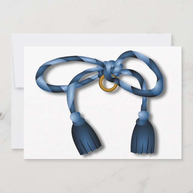 Ribbon Knot Invitations (Front)