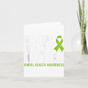 Ribbon Mental Health S Womens Mental Health Awaren Card
