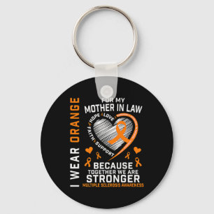 Ribbon Ms Mother In Law Multiple Sclerosis Awarene Key Ring