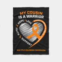 Ribbon Ms Warrior Cousin Multiple Sclerosis Awaren