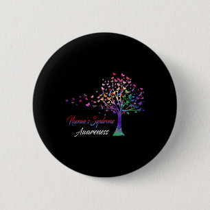 Ribbon Noonan's Syndrome Awareness  6 Cm Round Badge